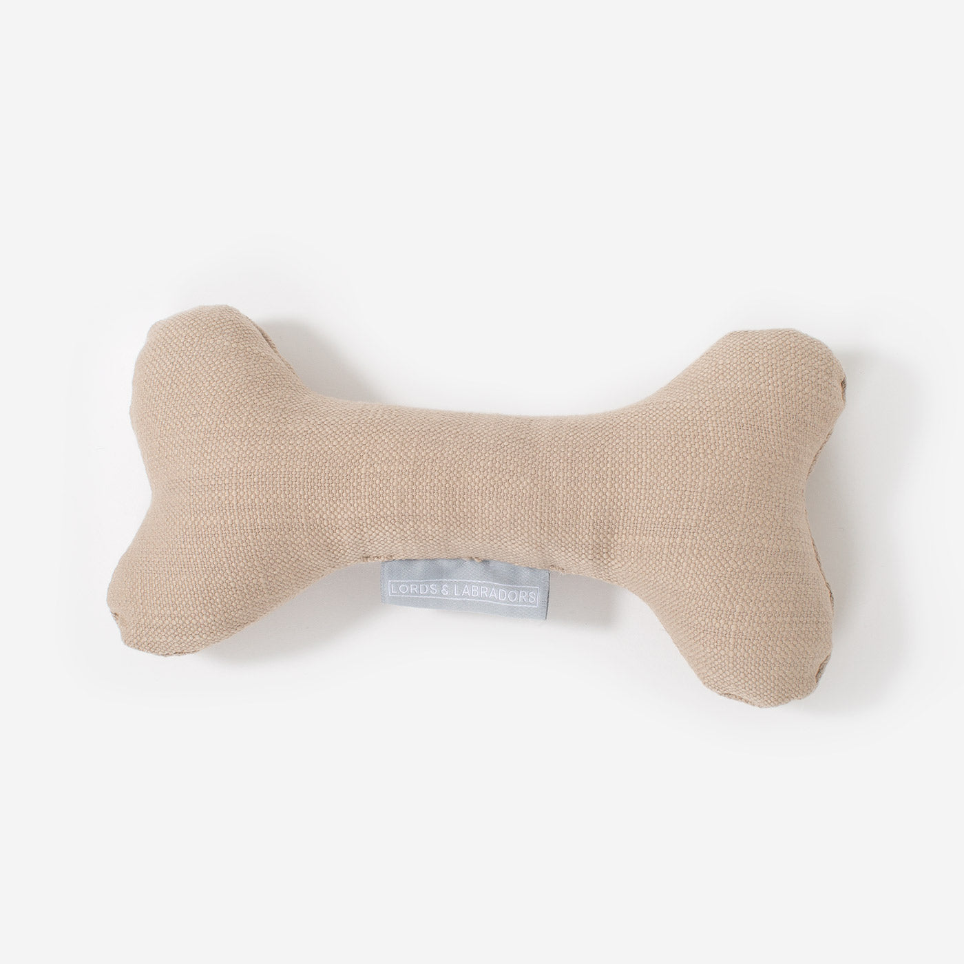 Bone Dog Toy in Savanna Oatmeal by Lords & Labradors