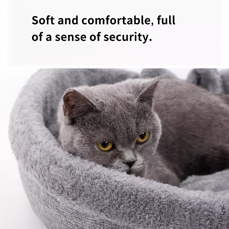 Heart-shaped pet bed cat and dog kennel four seasons universal small and medium-sized dogs and cats with cute dog pad cat kennel