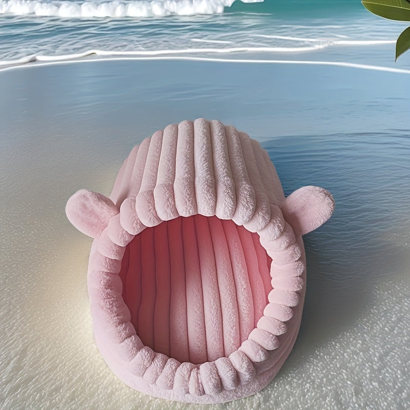 [Cozy Cat Bed] Cozy Cartoon Cat Cave Bed | Suitable for Small, Medium, And Large Dogs And Cats, Warm And Comfortable, Perfect Christmas Gift